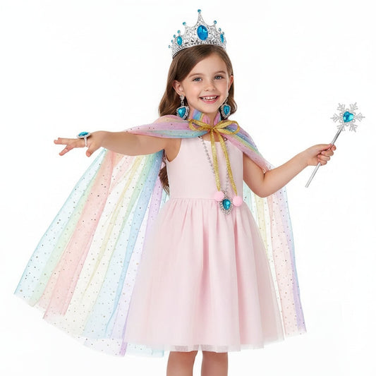 Halloween Costumes Girls Princess Cape Accessory Set