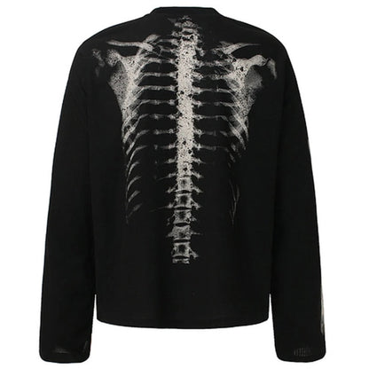 Halloween Costumes Mens Skeleton Shirt Outfit