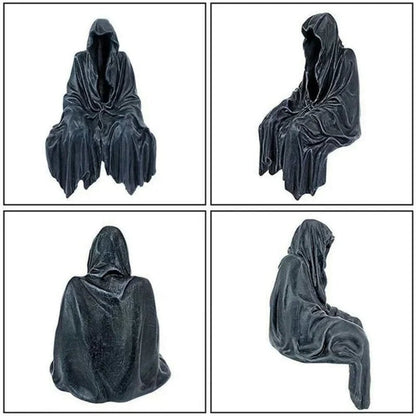 Halloween Decoration Compact Size Grim Reaper Statue