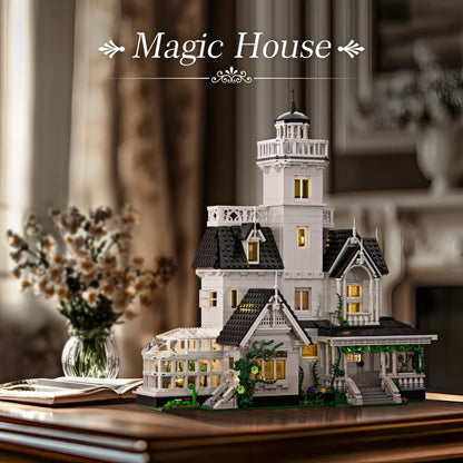 Halloween Toy Haunted House Brick Building Set Model