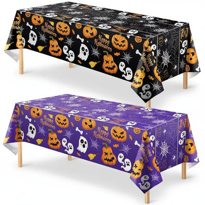 Halloween Decoration Tablecloth Party Spiderweb Pattern