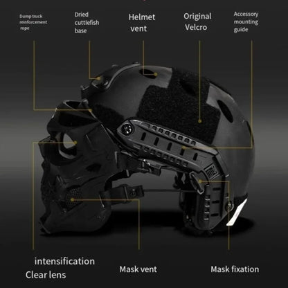 Halloween Mask Skull Tactical Helmet Outdoor Gear