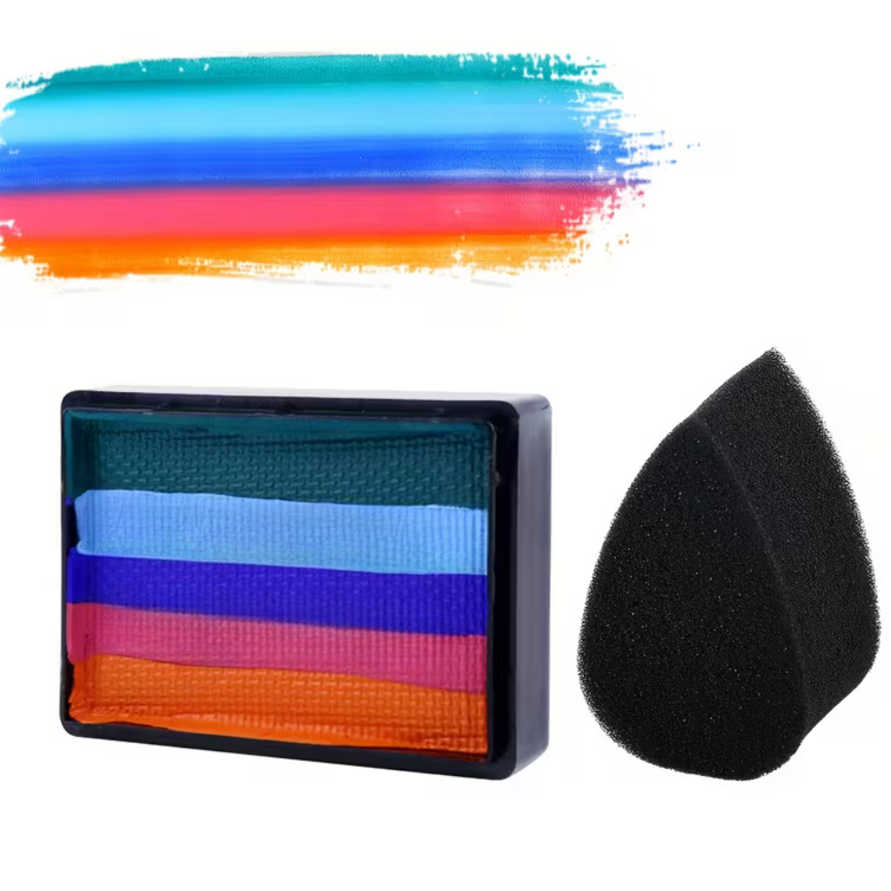 Rainbow Body Paint Set Creative Face Body Art Designs