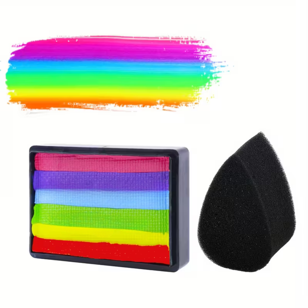 Rainbow Body Paint Set Creative Face Body Art Designs