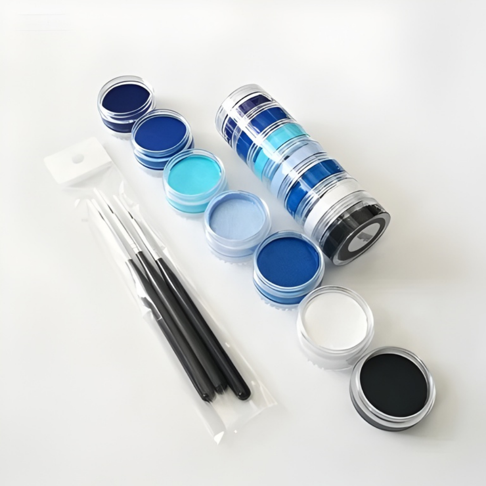 Body Paint Set Rainbow Split Cake Design Creative Art