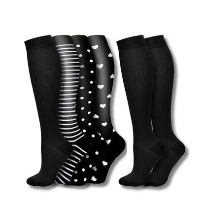 Women's Compression Socks Knee High Support Travel Sport Socks
