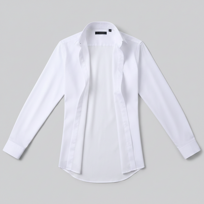 Mens Dress Shirt Stretch Fit Long Sleeve Button Up Design