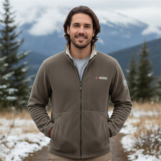 Mens Jacket Comfortable Zip Up Casual Outerwear