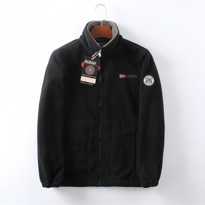 Mens Jacket Comfortable Zip Up Casual Outerwear