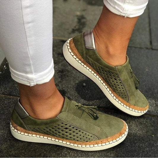 Women's Shoes Casual Slip On Walking Loafers Arch Support Design