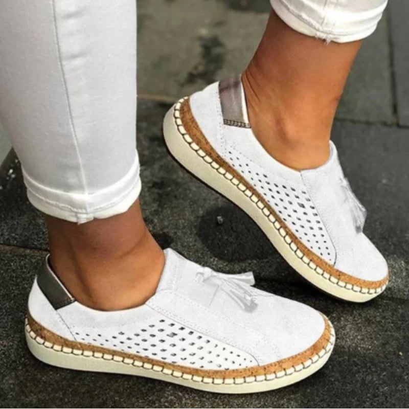 Women's Shoes Casual Slip On Walking Loafers Arch Support Design