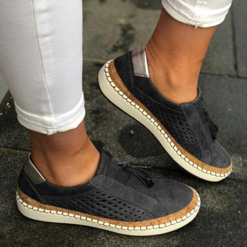 Women's Shoes Casual Slip On Walking Loafers Arch Support Design