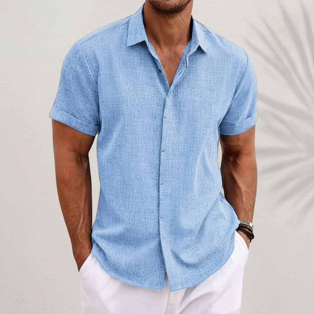 Men's Summer Shirt Casual Button-Up | Everyday Wear