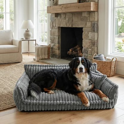 Dog Bed Washable Dog Sofa Bed Raised Edges Large Dogs