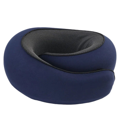 Travel Neck Pillow Memory Foam U-Shaped Neck Roll