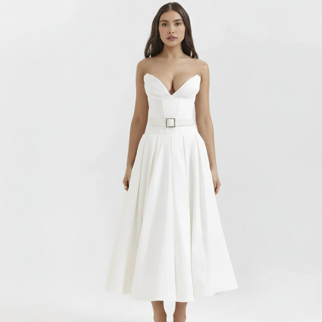 Women's Cocktail Dress Midi Off Shoulder | Party Dress