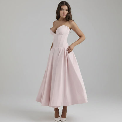 Women's Cocktail Dress Midi Off Shoulder | Party Dress