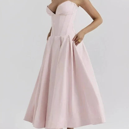 Women's Cocktail Dress Midi Off Shoulder | Party Dress