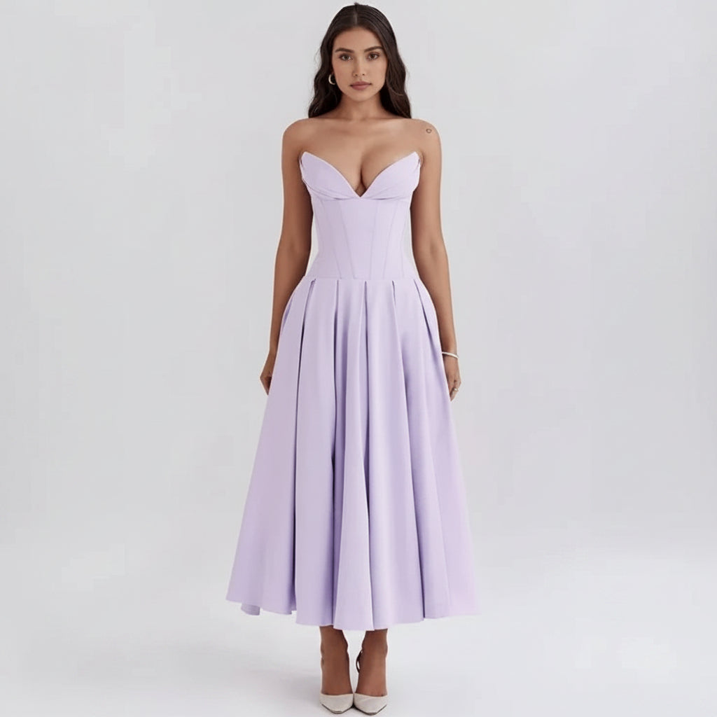 Women's Cocktail Dress Midi Off Shoulder | Party Dress