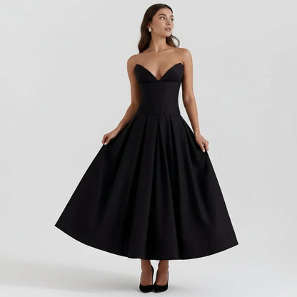 Women's Cocktail Dress Midi Off Shoulder | Party Dress