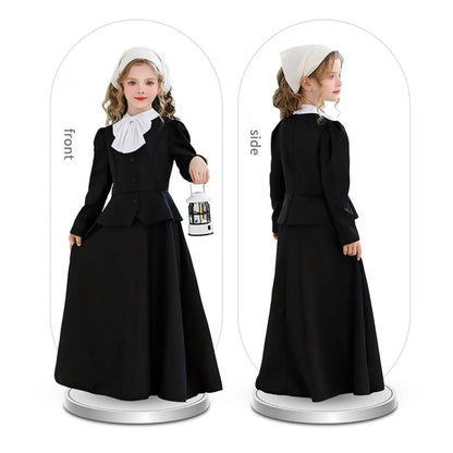 Women's Halloween Costumes Long Sleeve Dress Victorian Gothic Design