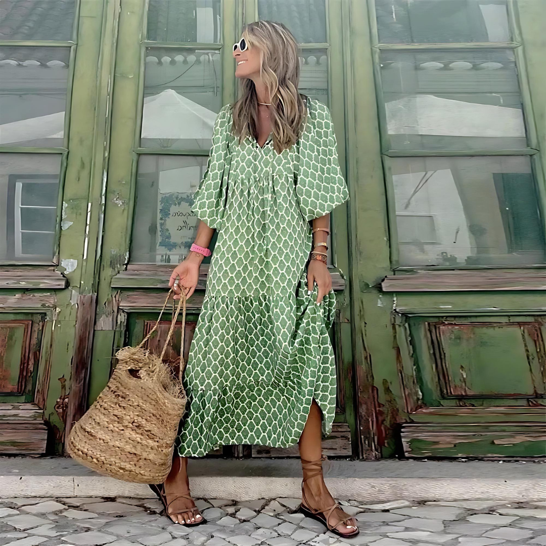 Women's Spring Dress Maxi Floral | Casual Dress