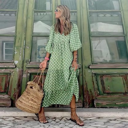 Women's Spring Dress Maxi Floral | Casual Dress