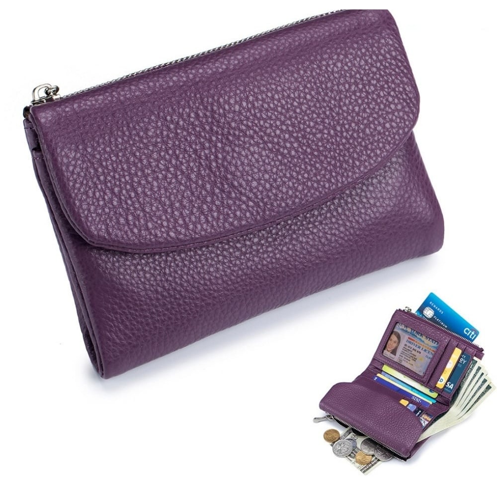 Women's Wallet RFID Wallet Slim Card Holder Coin Purse